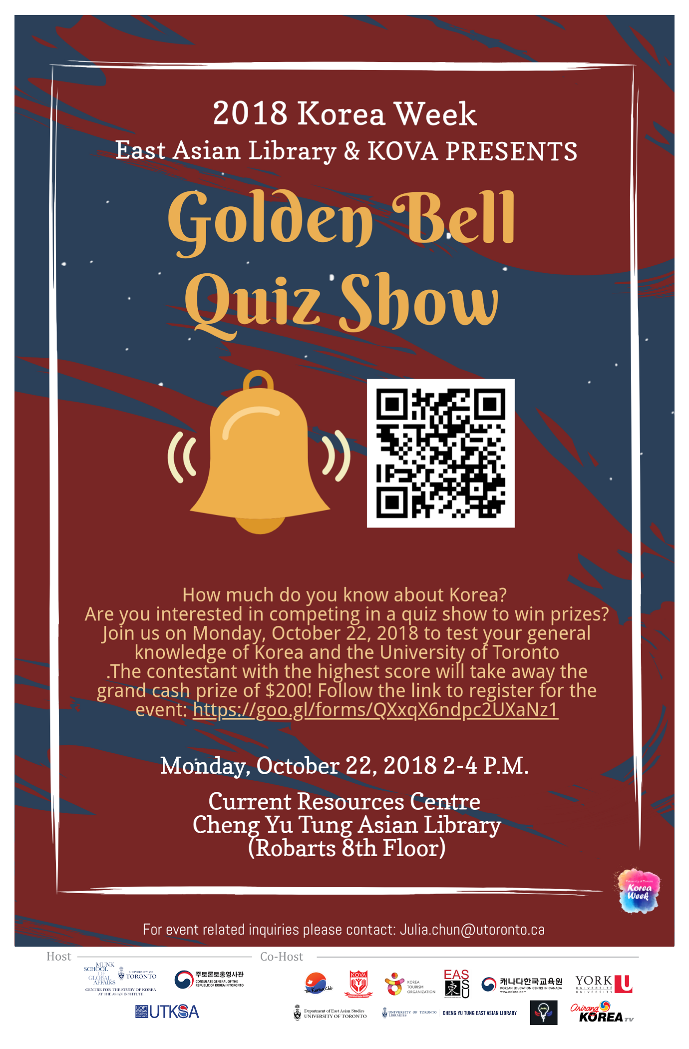 2018 Korea Week Golden Bell Quiz Show poster image