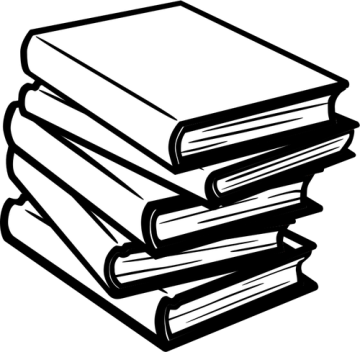 a pile of books icon