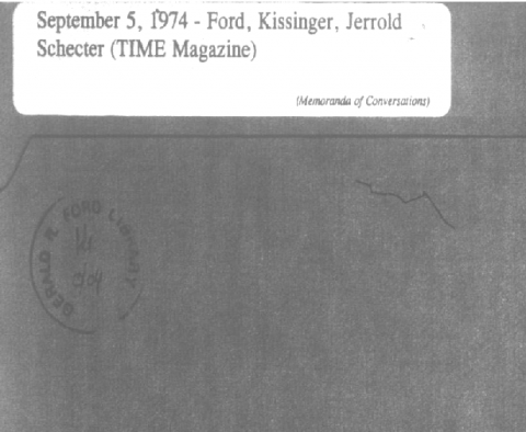 Screenshot of Ford administration and foreign affairs, 1974-1977