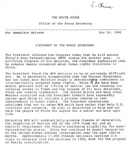 Screnshot of Tiananmen Square & US-China relations, 1989-1993