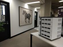 photo of the location of the laptop lockers